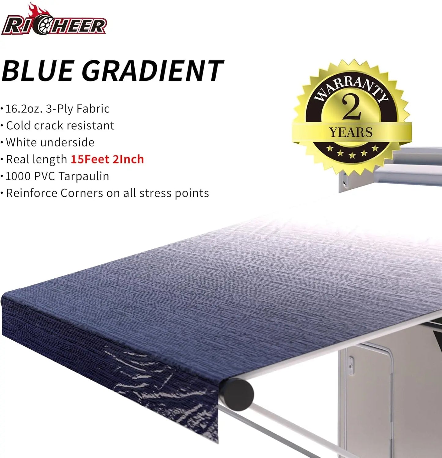 16' Awning Fabric Replacement  Camper, Trailer