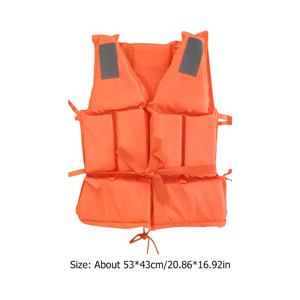 Life Jacket Fishing Life Jacket with Whistle Water Sports Survival for Kayaking Boating