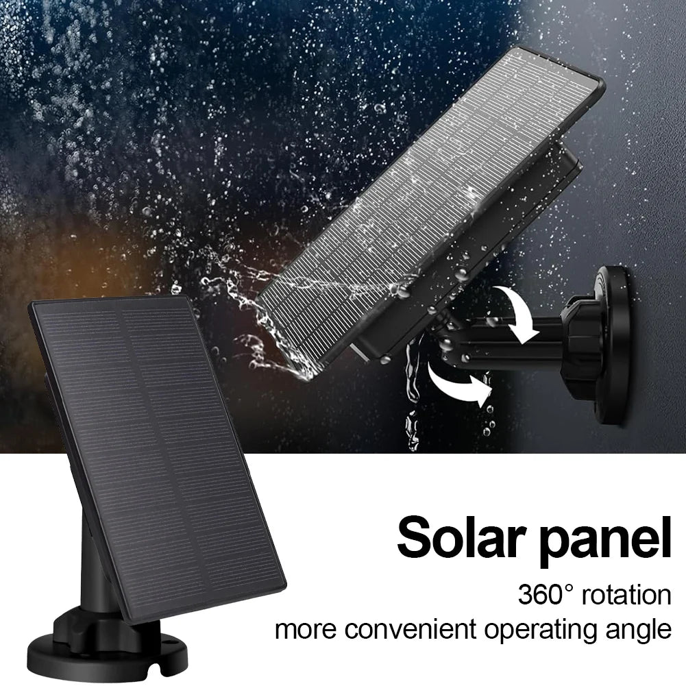 Trail Cam Solar Panel 360° Rotation Build-in 5000mAH Battery Solar Battery Charger