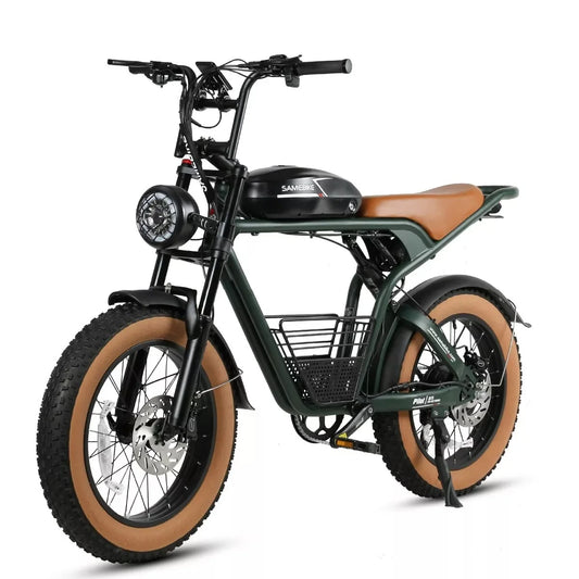 Electric Mountain Bike 1200W Motor Motorcycle Style 4.0 Fat tires