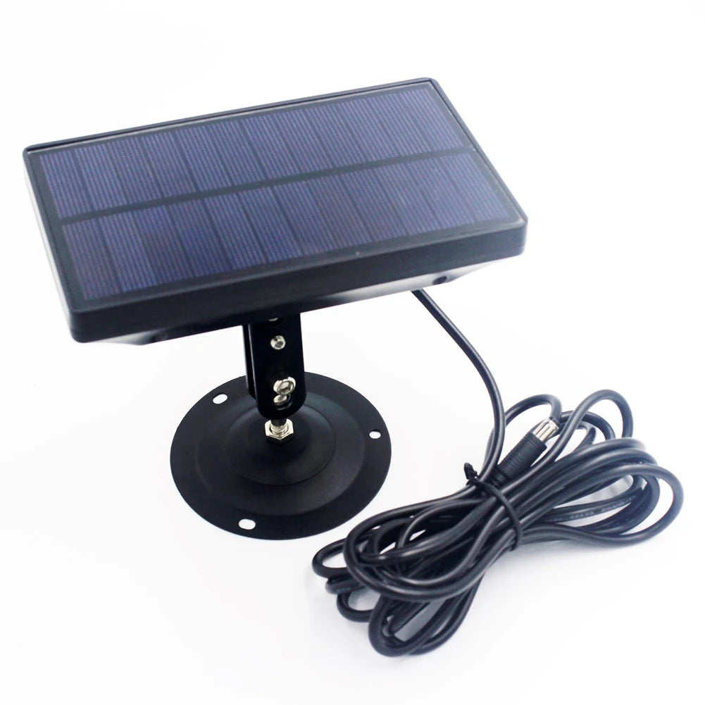 Hunting Camera Solar Panel Charger External Battery Powered Power Supply DC Charging Device for Trail Camera