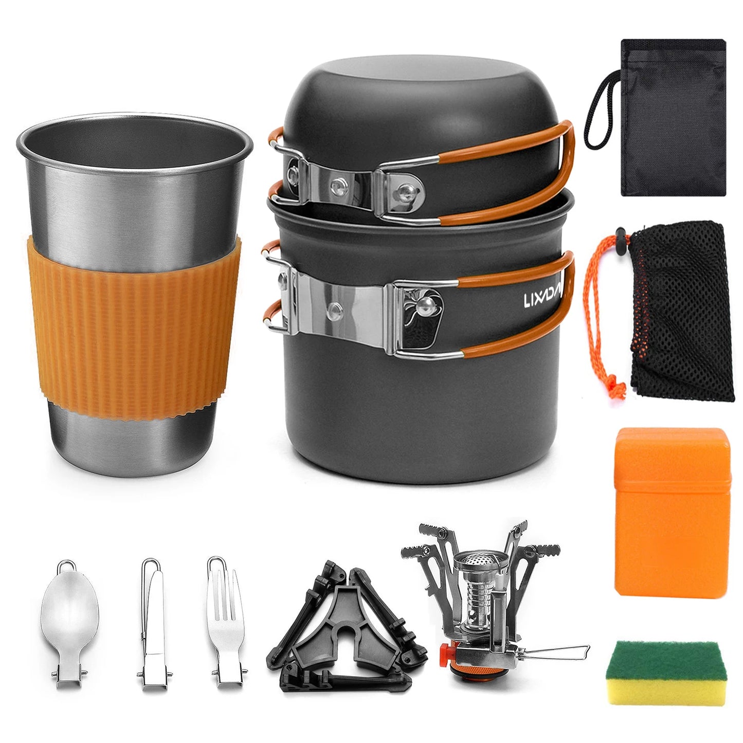 Camping Cookware Portable Mess Kit