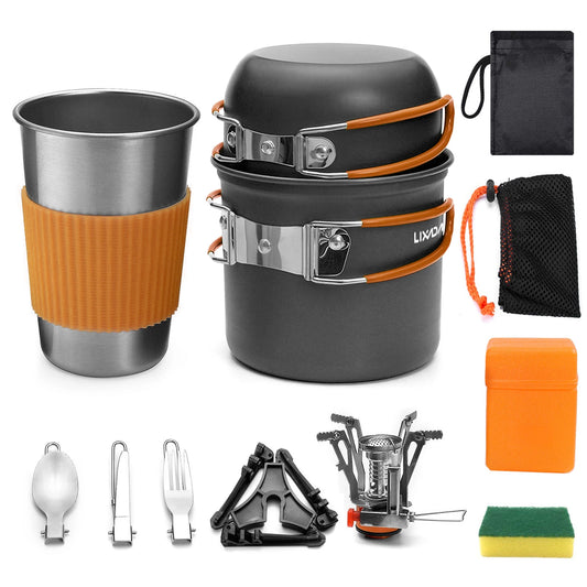 Camping Cookware Portable Mess Kit