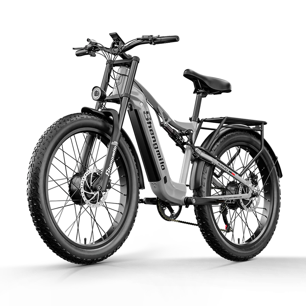 Shengmilo Fat Tire Electric Bike 2000W Dual Motor 48V Battery