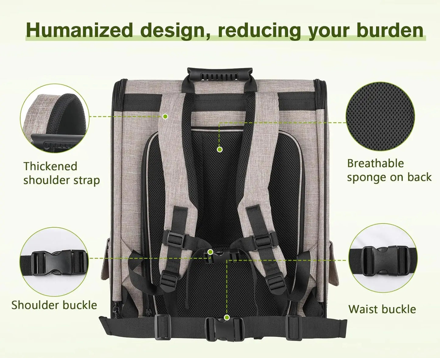 Pet Carrier Backpack, Dog Carrier Backpack