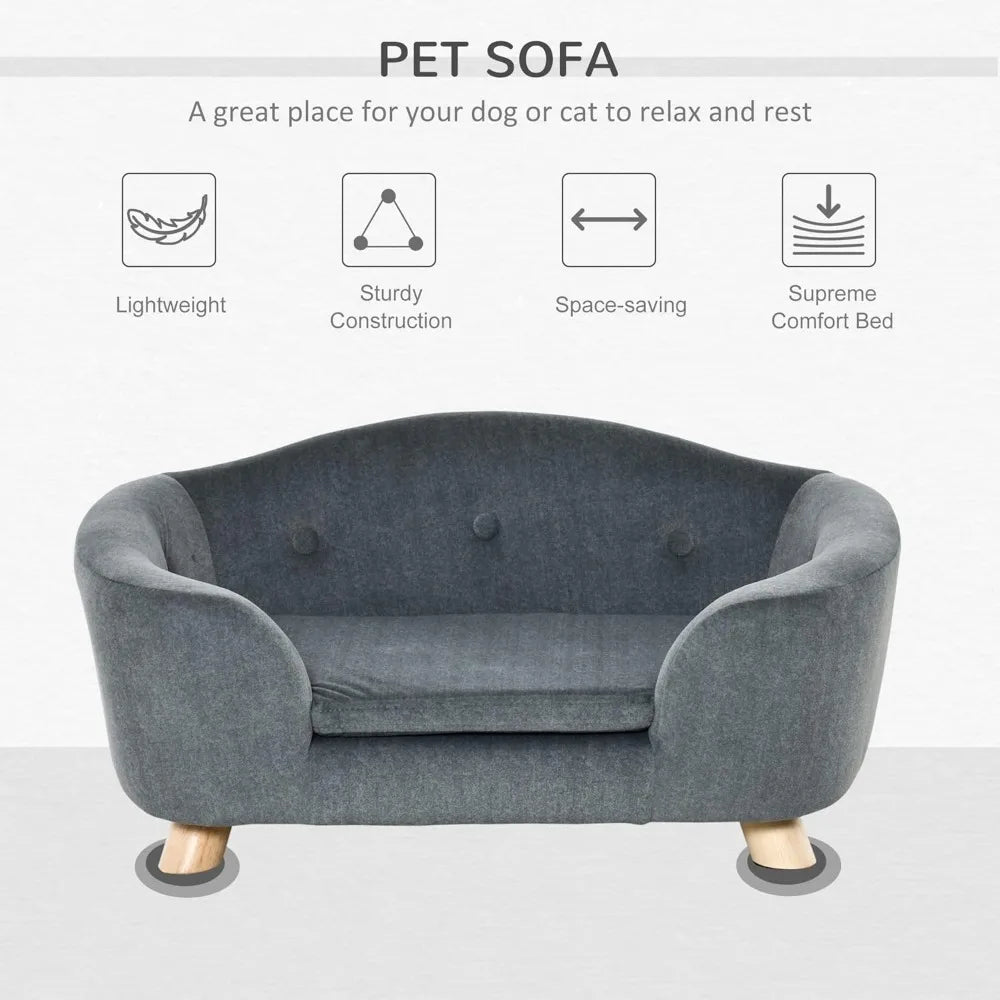 Dog Bed for Couch, Pet Dog Sofa Bed for Miniature Dogs