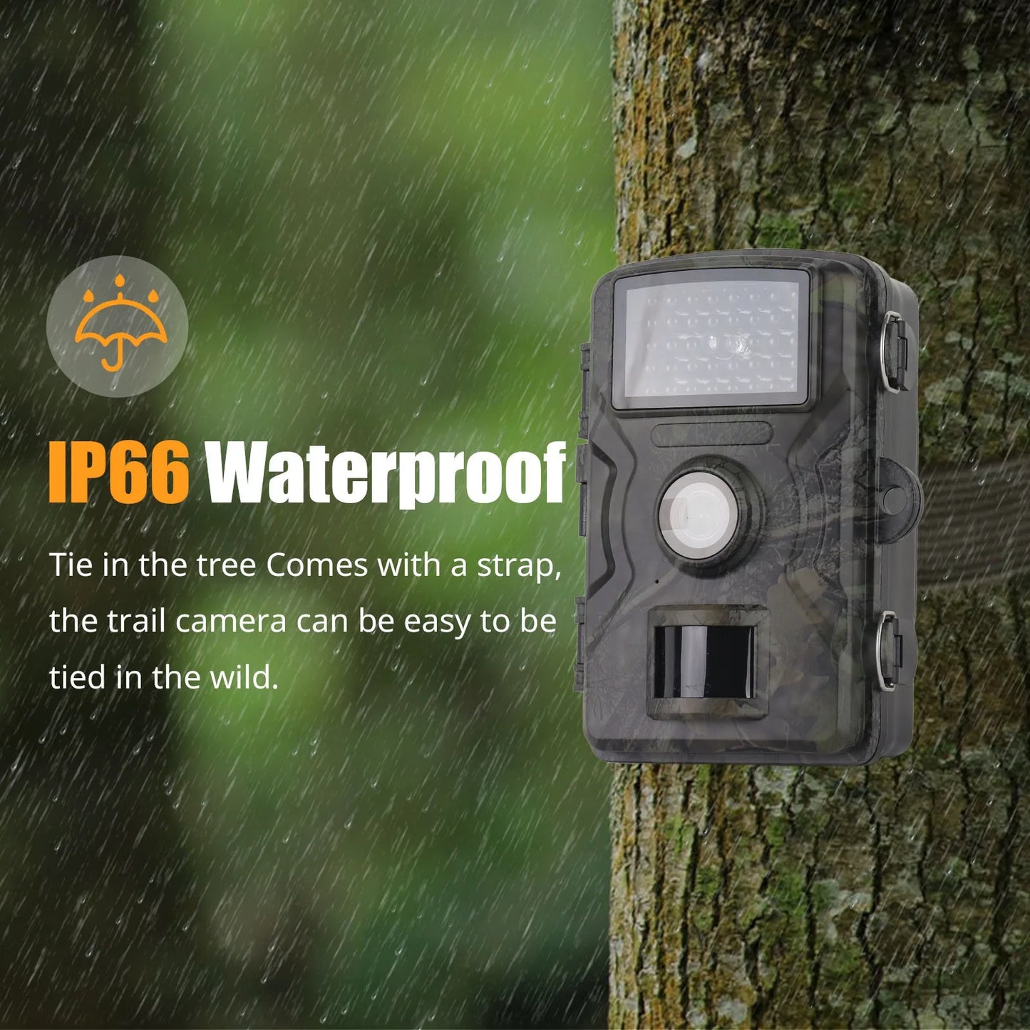1080P Hunting Camera 2.0in LCD 16MP Infrared Night