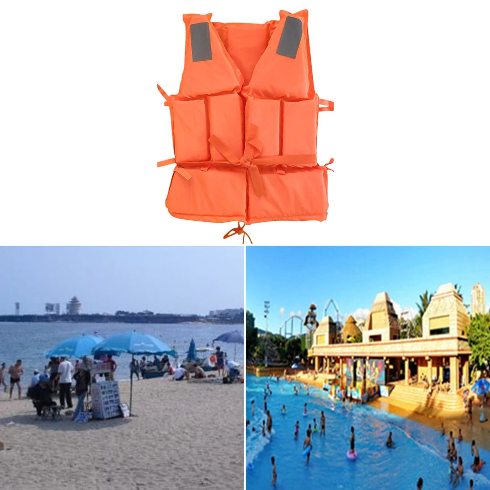 Life Jacket Fishing Life Jacket with Whistle Water Sports Survival for Kayaking Boating