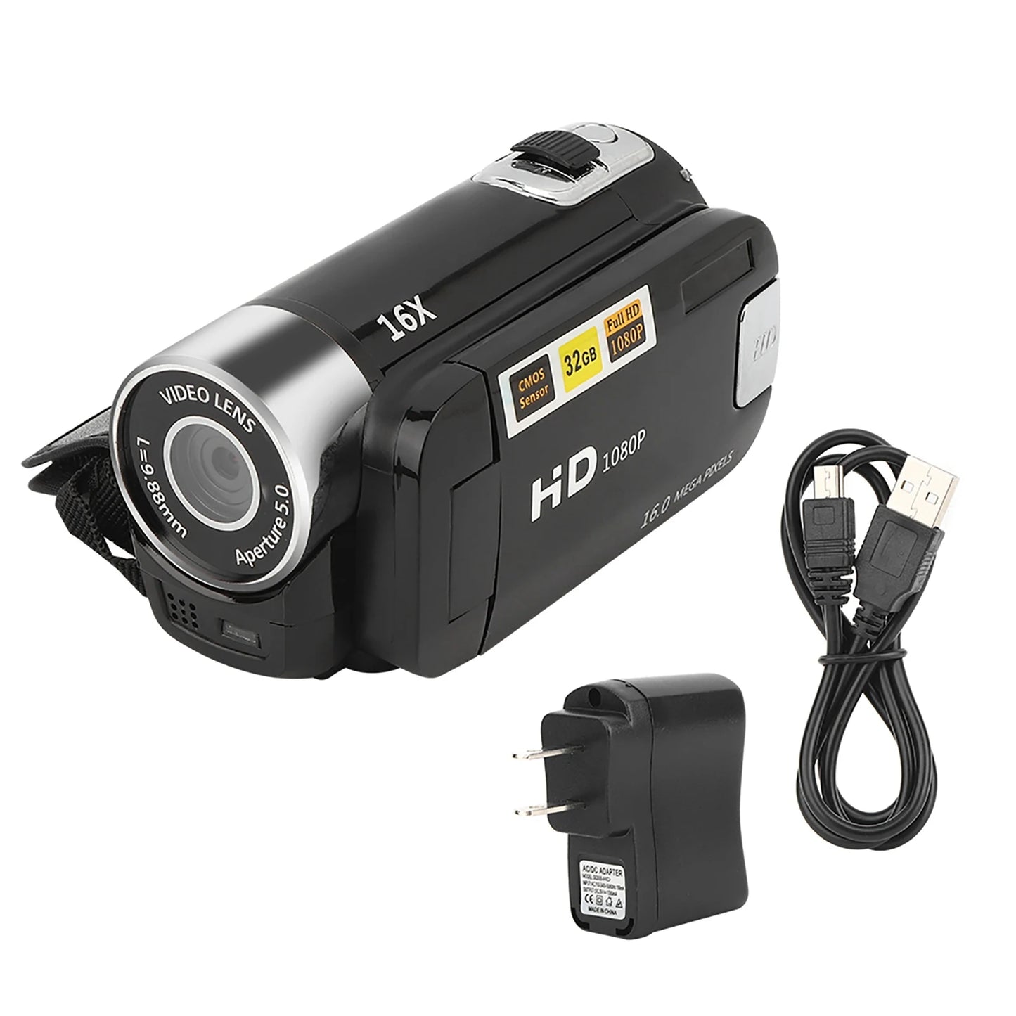 Digital Zoom 2.7 Inch Colourful Display Screen Image Video Shooting Camcorder