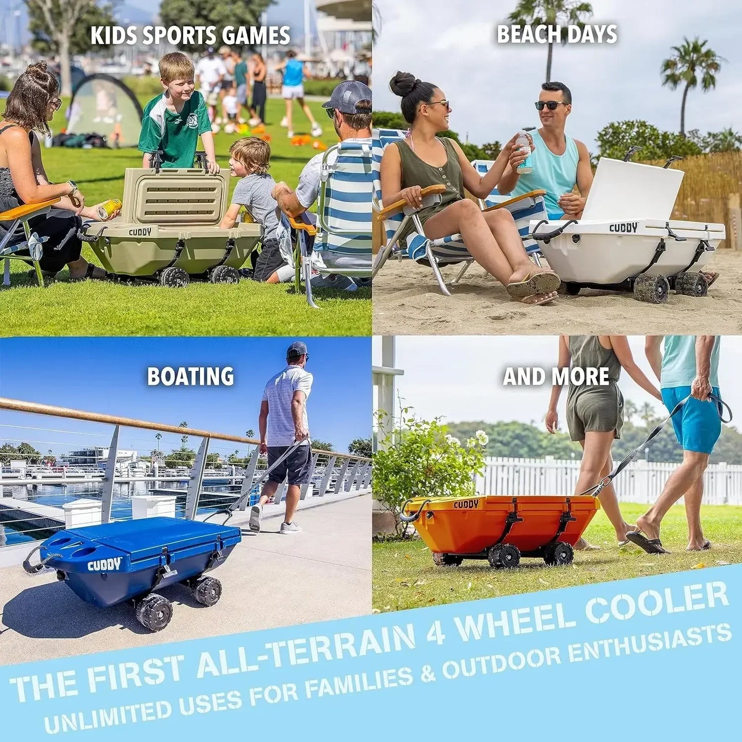 Cooler with Wheels – 40 QT Amphibious Floating Cooler