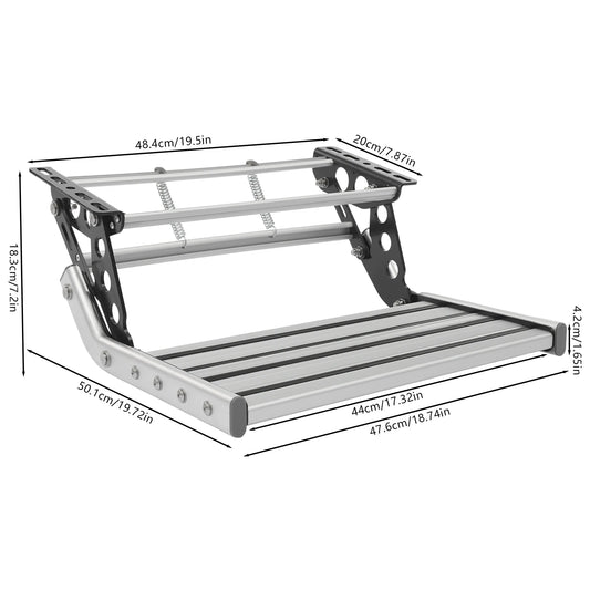 Manual Pull Out Drop Down Folding Step with LED Light