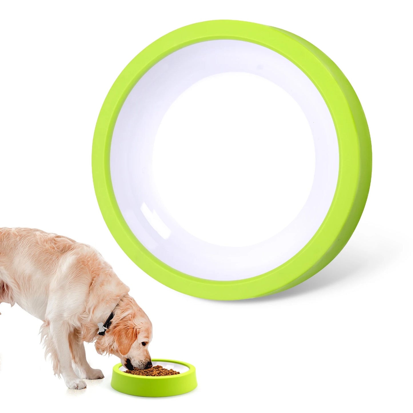 Pet Dog Slow Feeder Bowl Fun Non Slip Anti-Gulping