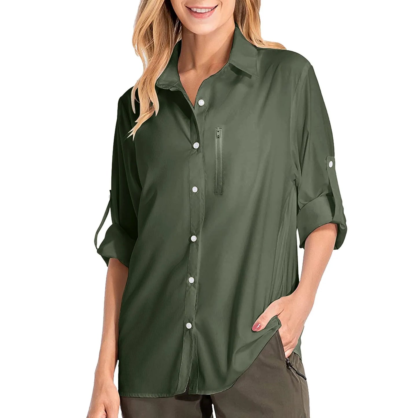 Long Sleeve Sunscreen Sun Protection Female Hiking Shirt