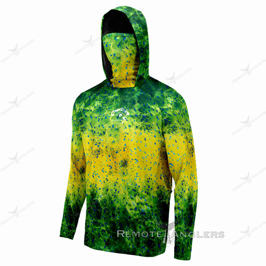 Fishing Hoodie Sailing Shirt Men Long Sleeve Sun Protection