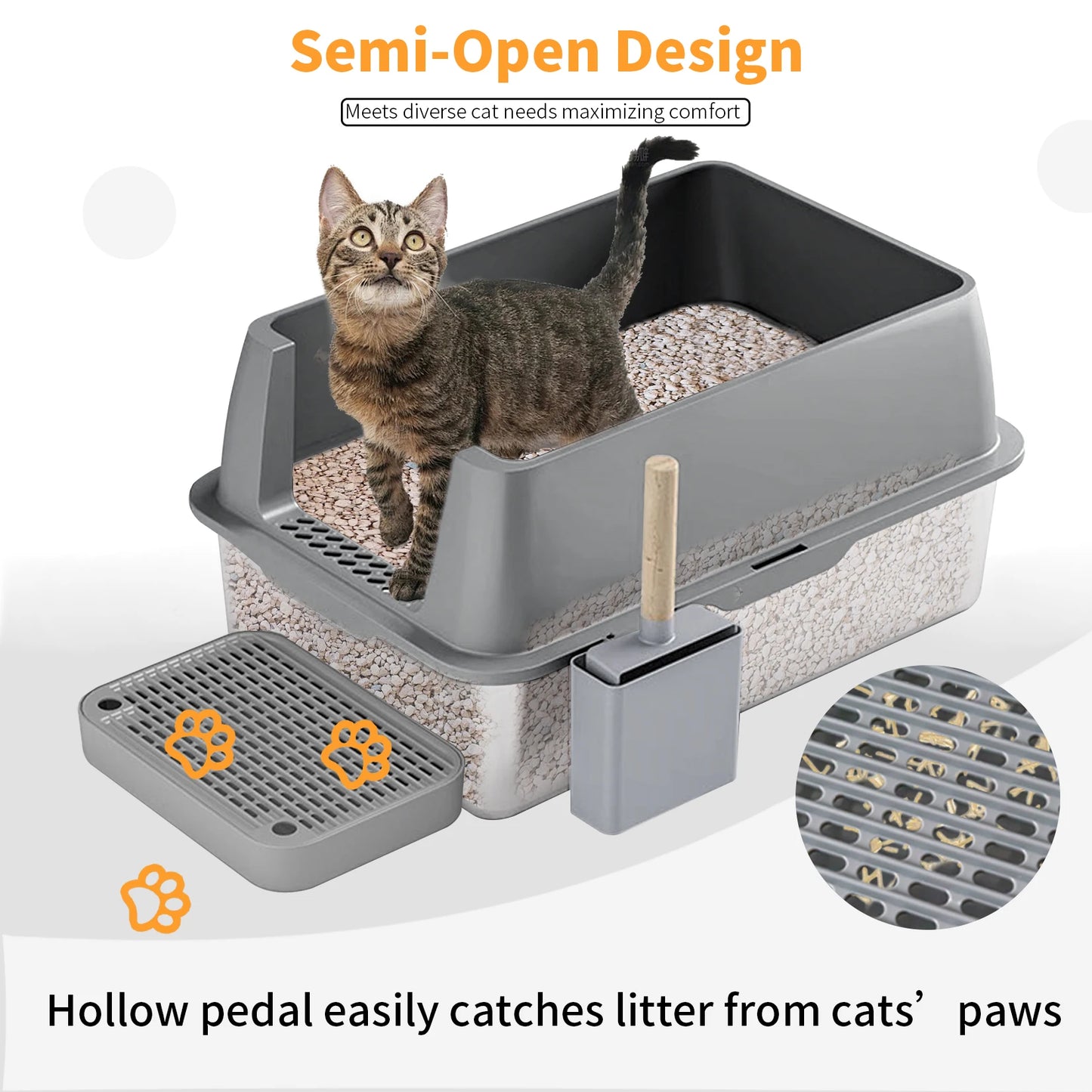 Enclosed Cat Litter Box