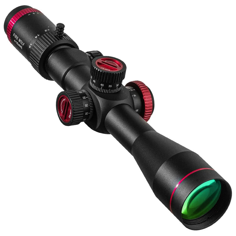 4-16X44 Scope Red Green Hunting Optical Sight Sniper Riflescope