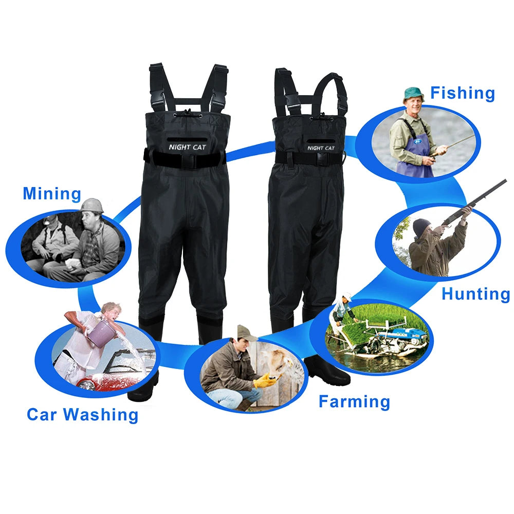 Waders For Men Breathable And Waterproof Chest Nylon