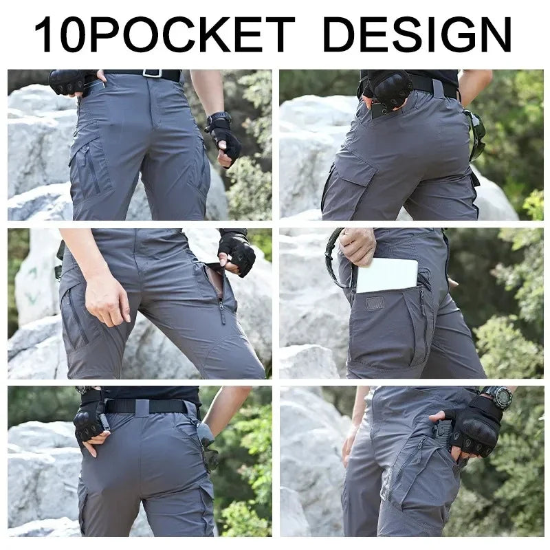 Men's Outdoor Military Camping Fishing Hiking Cargo Trousers