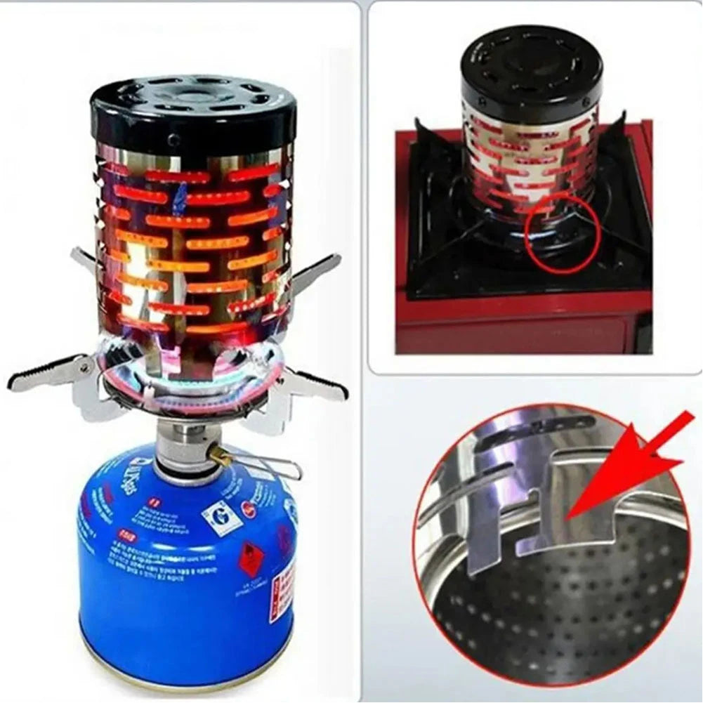 ANENG Mini Gas Heater Stove For Outdoor Camping Portable