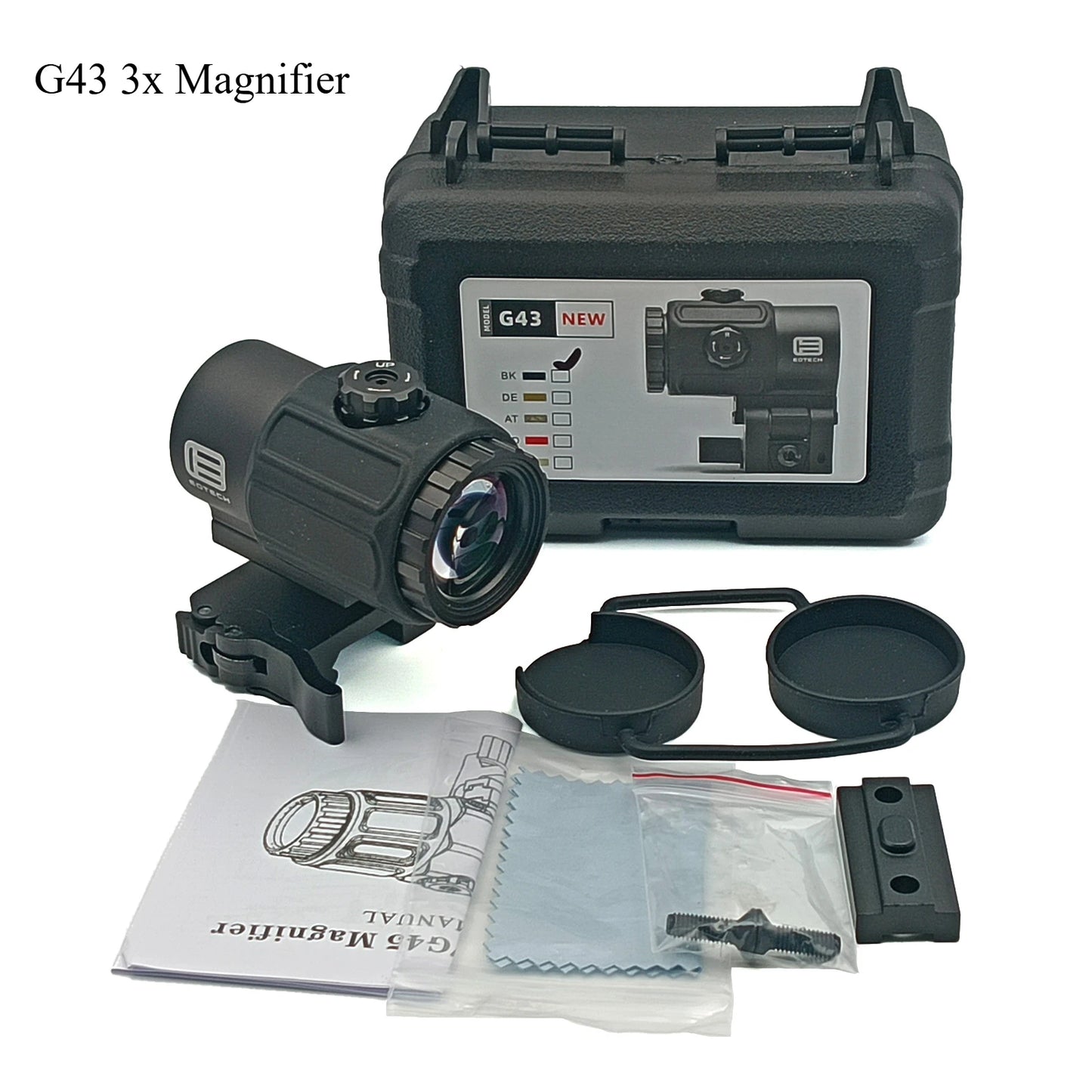 Tactica Fixed 3X 5X Magnification with Switch to Side Quick Detachable QD Mount