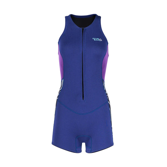 2MM Neoprene Women Sleeveless Wetsuits Sun Protective for Swimming Diving Snorkeling Kayaking Surfing