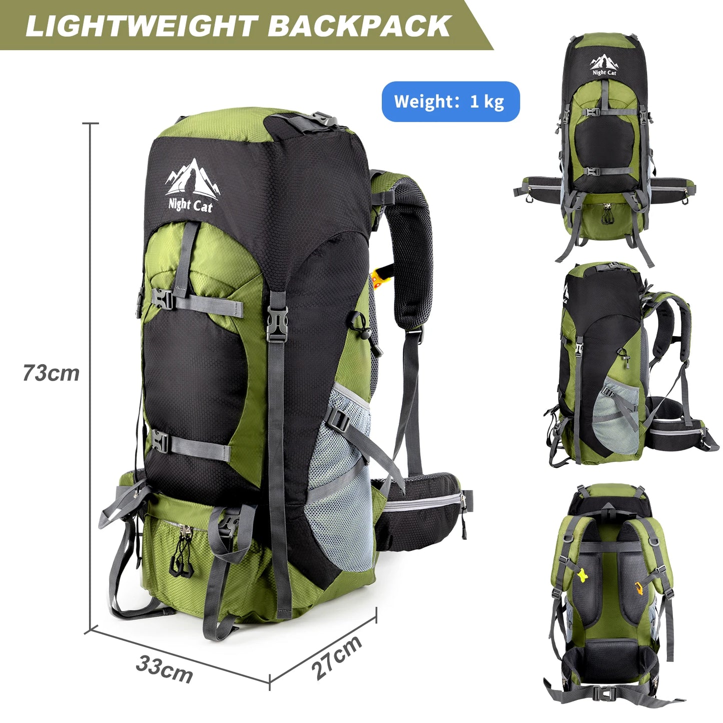 Hiking Camping Backpacking Packs for Men Women Lightweight