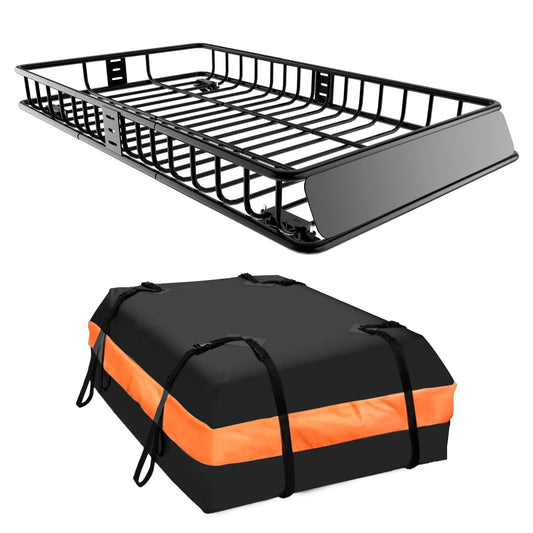 Roof Rack,Heavy Duty Rooftop Cargo Carrier with Waterproof Bag,