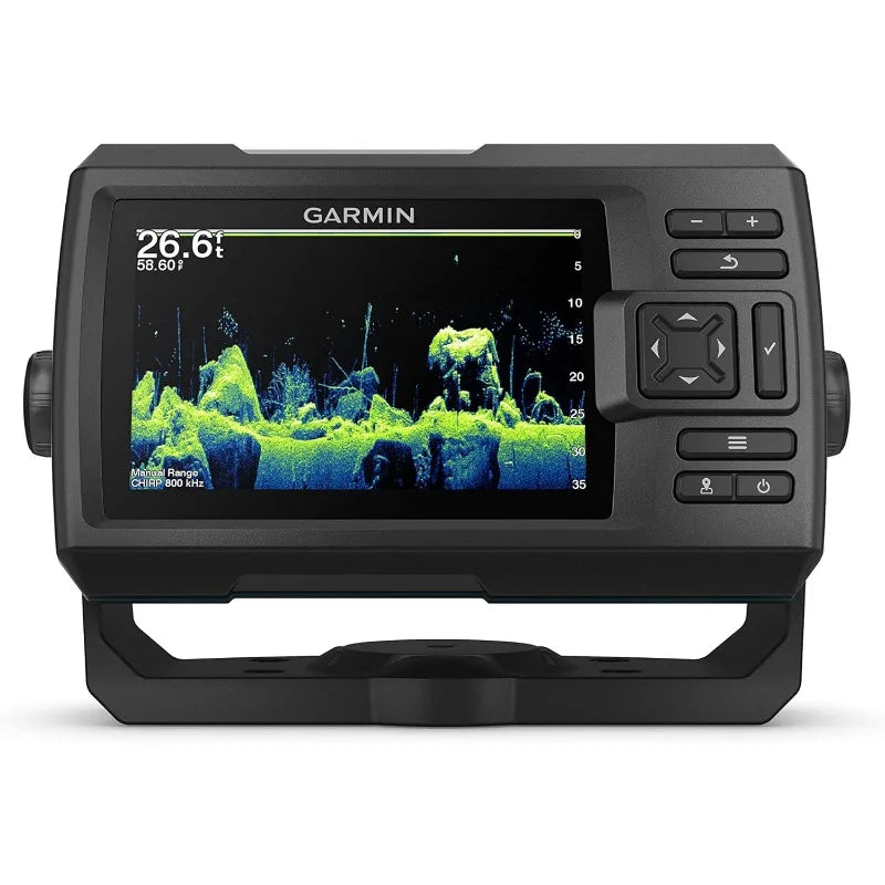 Garmin 5-inch Color Fishfinder and Sonar Transducer
