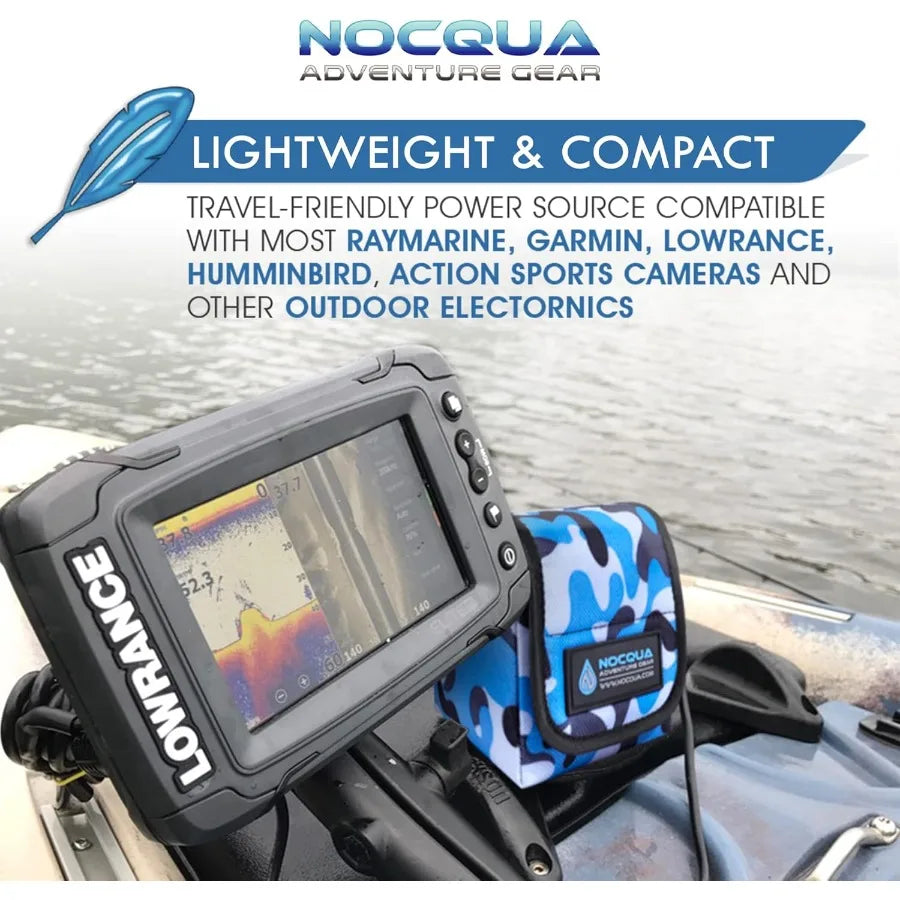 Hign-concerned Battery Charger Kit for GPS Depth Finders 12V Electronics