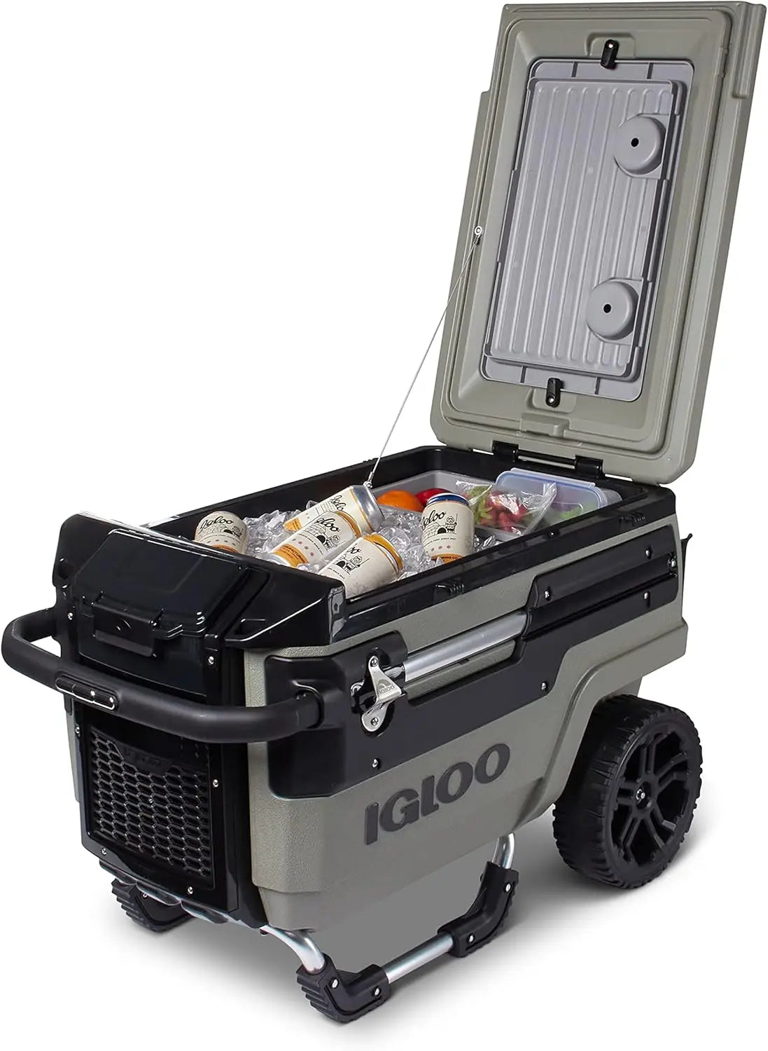 Journey 70Qt Wheeled Cooler, Insulated Hard Shell Ice Chest