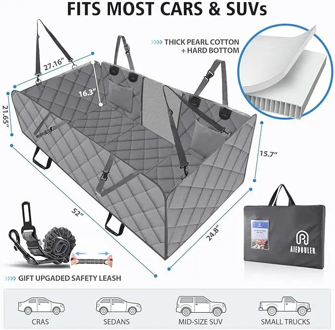 Back Seat Extender for Dogs, Dog Waterproof