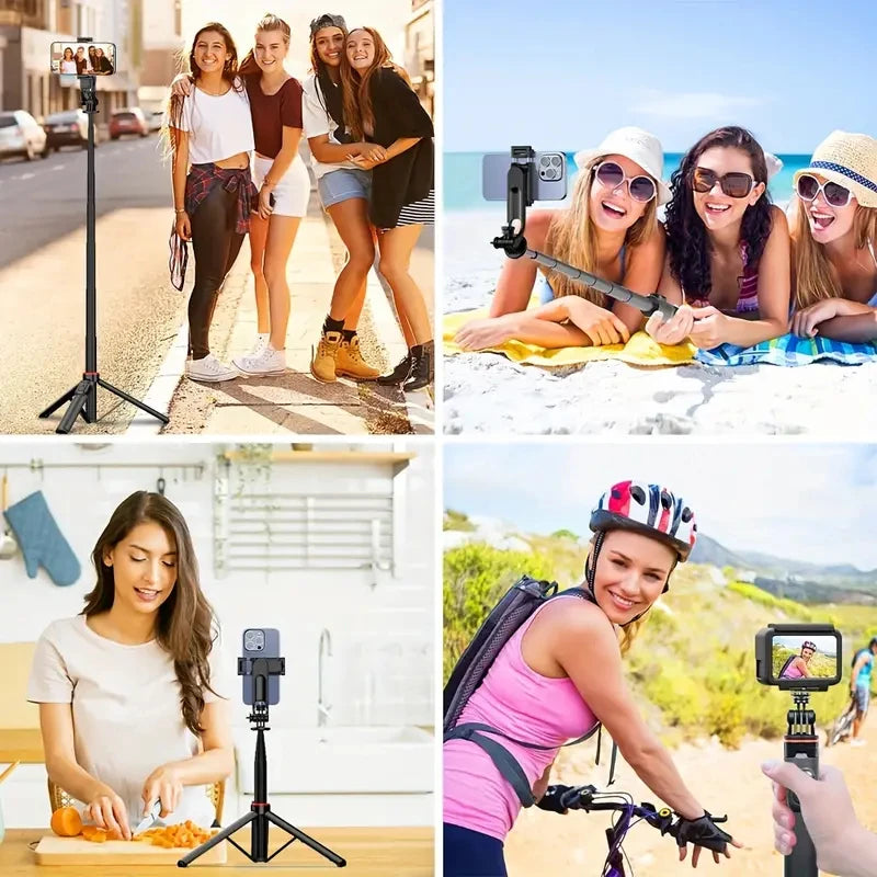 Telescopic Selfie Stick Tripod Stand Mobile Phone Gimbal Stabilizer