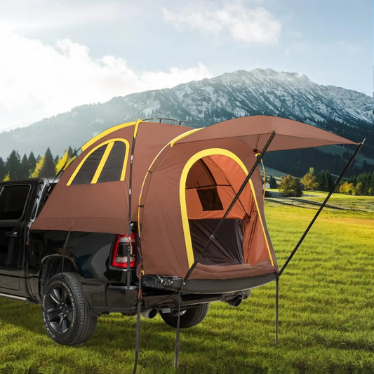 Truck Bed Tent Easy Set-up For 2 Person Camping Comfort
