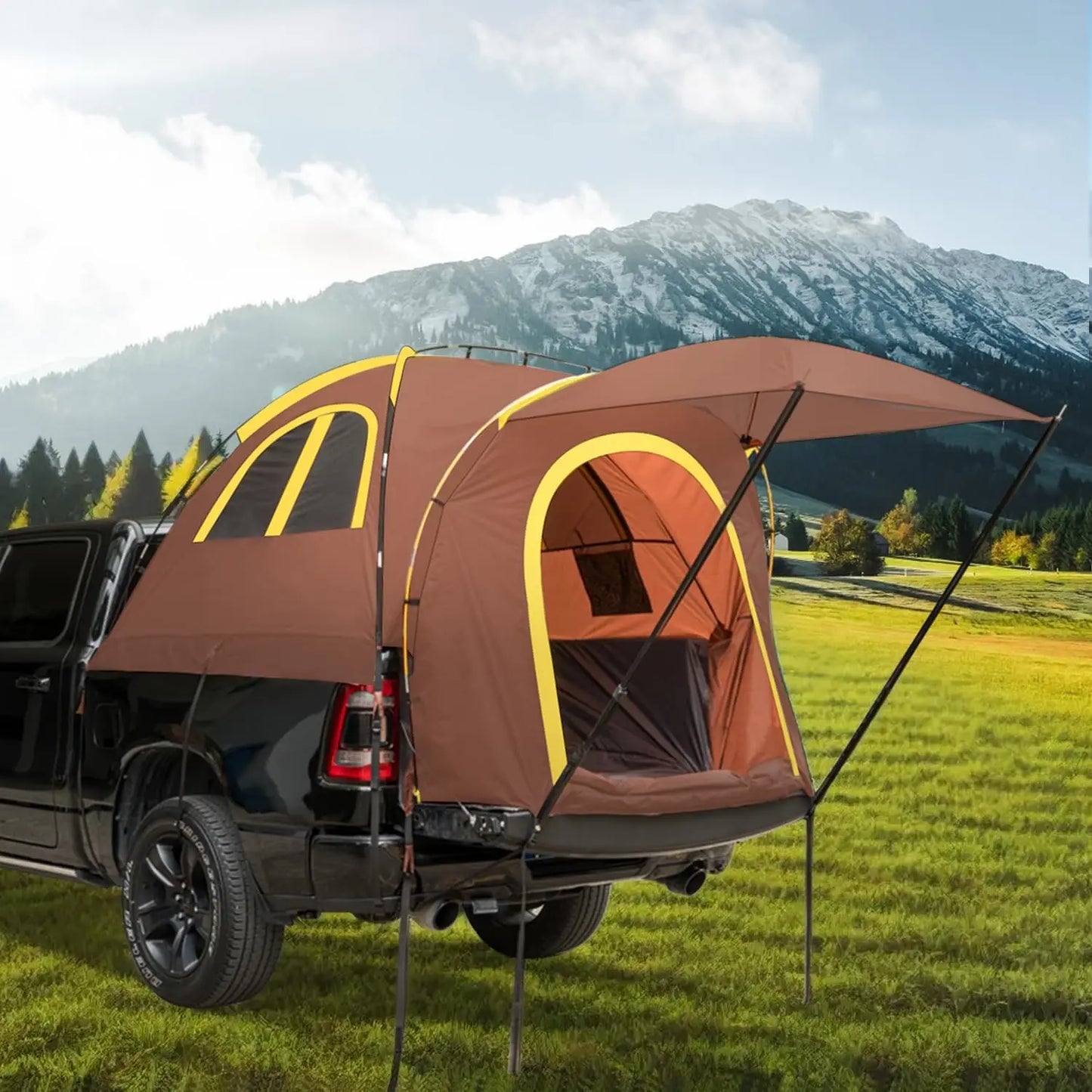 Truck Bed Tent Easy Set-up For 2 Person,