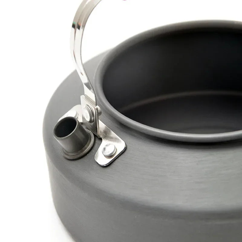 1.1/1.6L Outdoor Kettle Teapot Coffee Tableware Cookware for Hiking