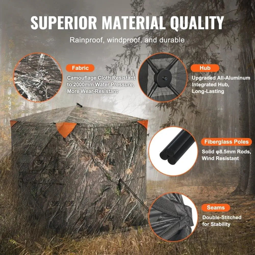 Portable 270 Degree See Through for  Blind for 1-2 Persons Easy