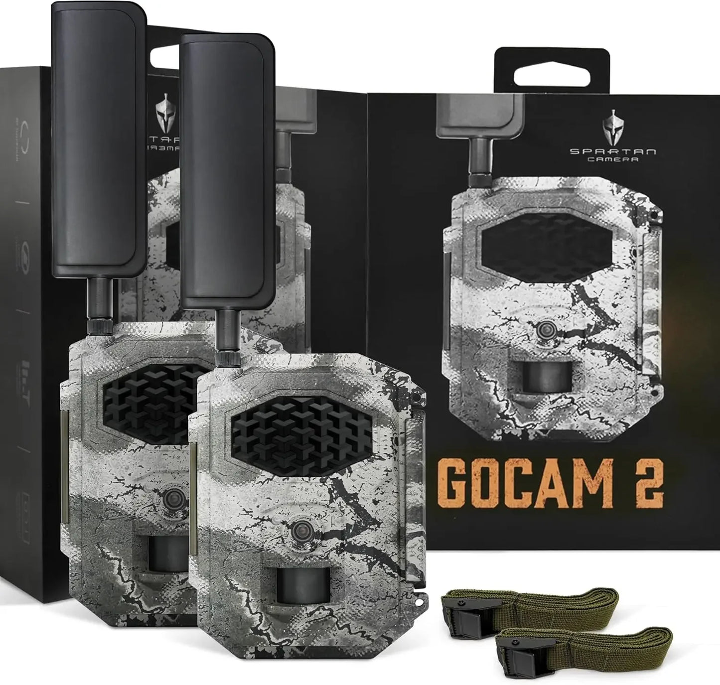 2 Pack GoCam2 Cellular APP Control Trail Camera, 4G
