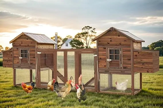 Large Wooden Chicken Coop