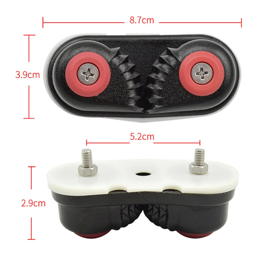 Marine Boat Fast Entry Rope Wire Rowing Boat Canoe Kayak Cam Cleat Sailing