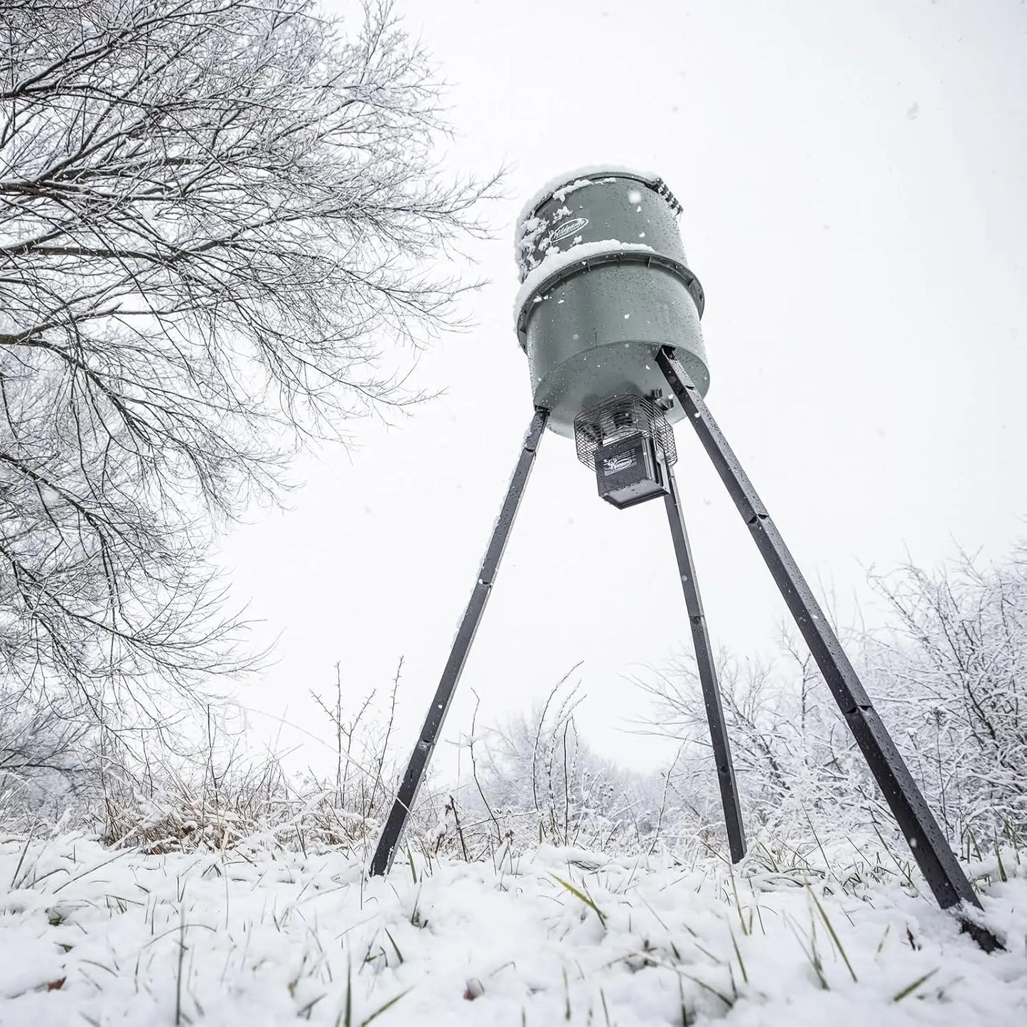 270lb Game Feeder with Digital Timer Durable Varmint-  50-feet Radius