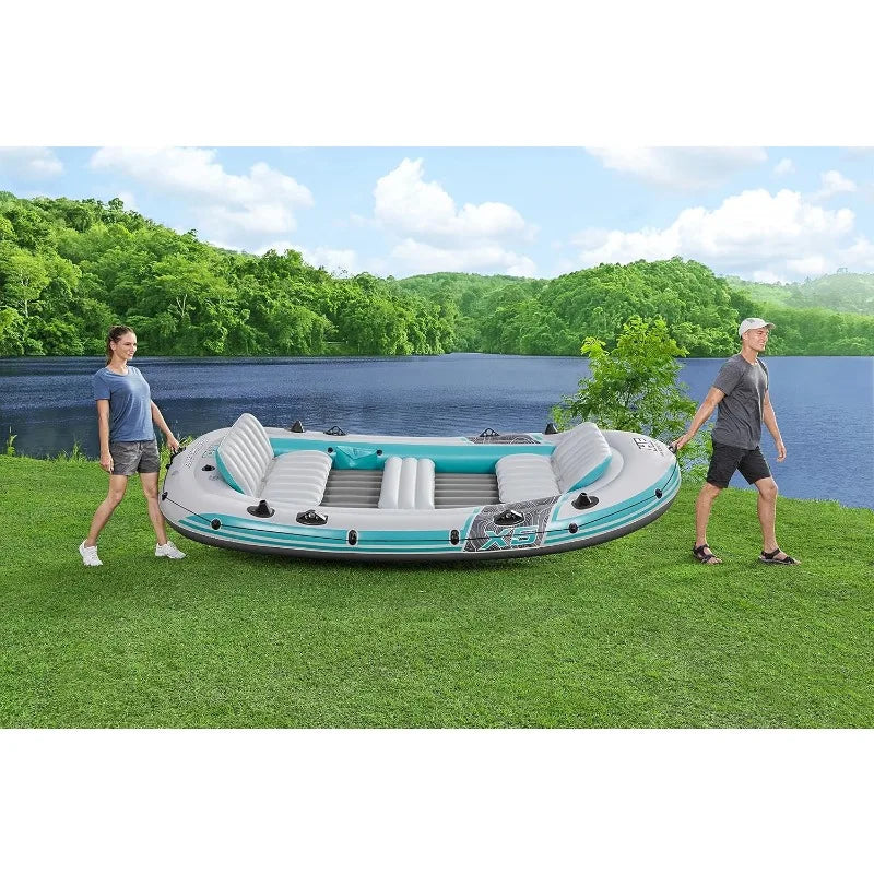 Inflatable Raft Set  for Kids and Adults | Great for Ponds, Lakes, Rivers