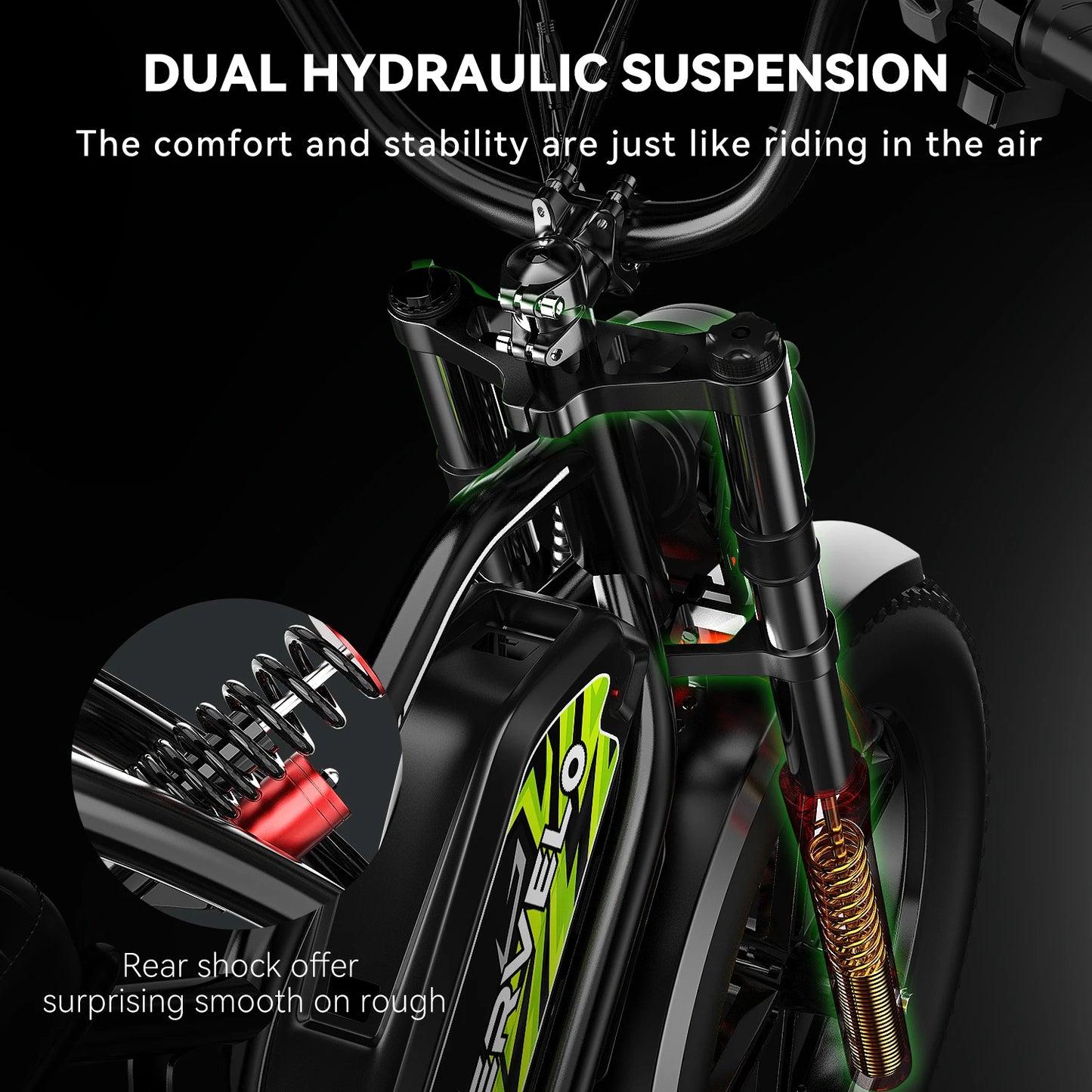 Aoango Electric Fat Tire AllTerrain Mountain Utility Cruiser Bicycle Pro