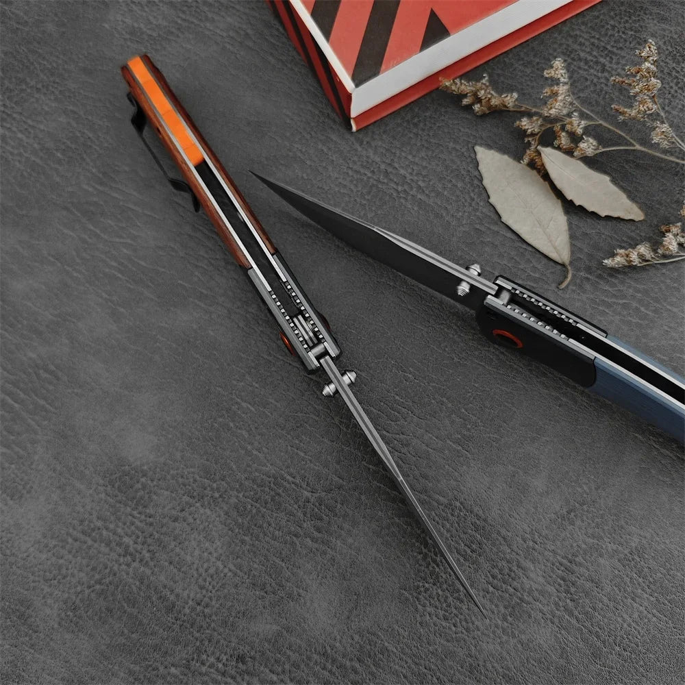 DIY Supplies Woodworking Crooked River Folding Knife Wooden