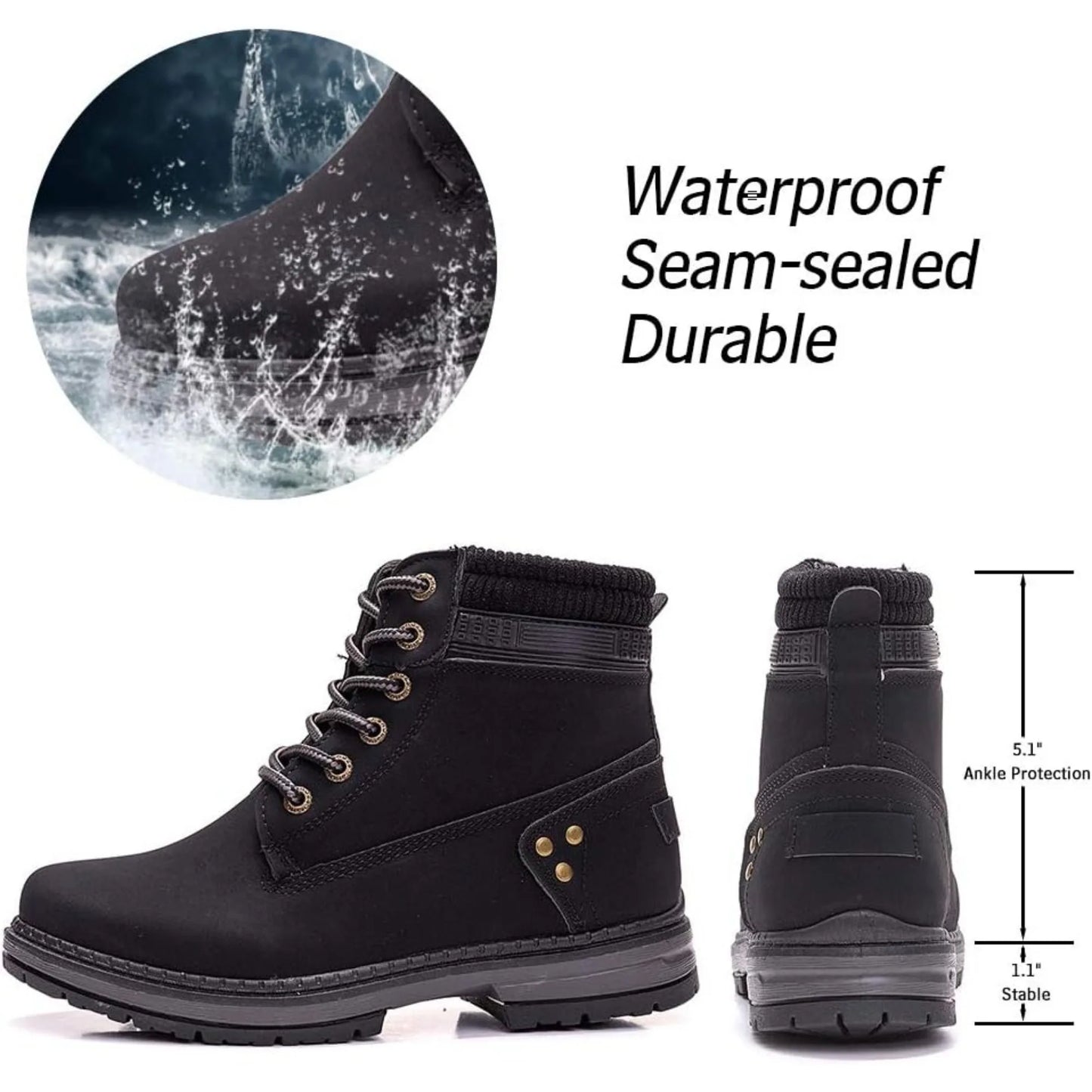 Women's Work Waterproof Hiking Ankle Boots
