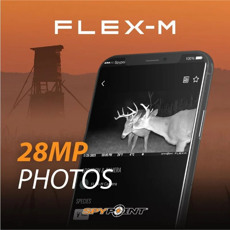 SPYPOINT Flex-M Twin Pack Cellular Trail Cameras - No WiFi Needed