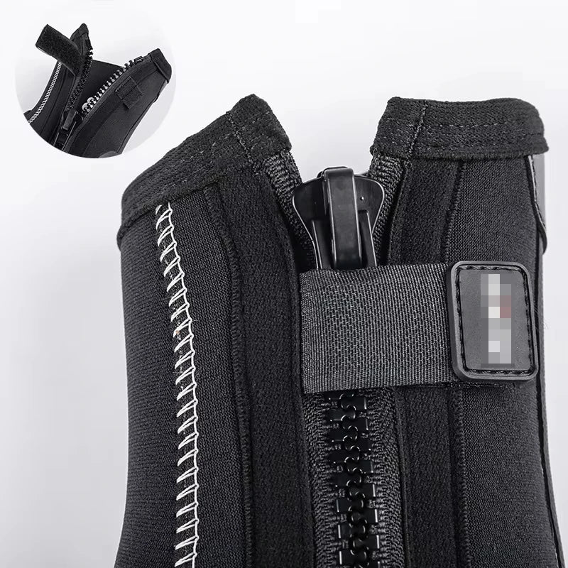 5mm Neoprene Dive Boots Wetsuit Side Zipper Men Women Snorkeling Scuba Diving Shoes