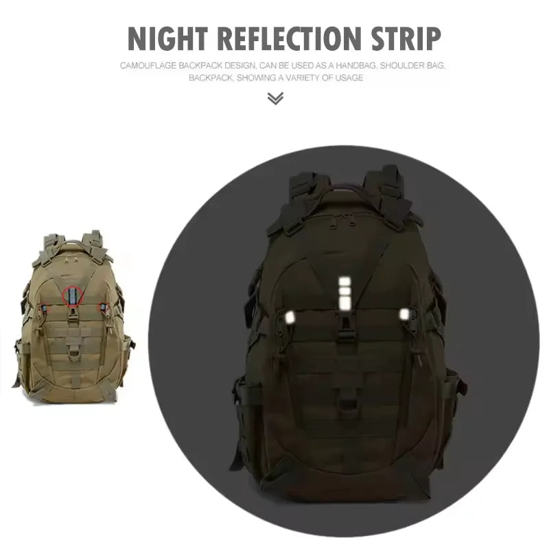 40L Camping Backpack Men's Bag Travel Bags