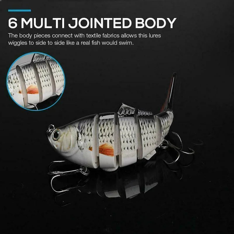 5pcs Bionic Lures random color Realistic fish shape