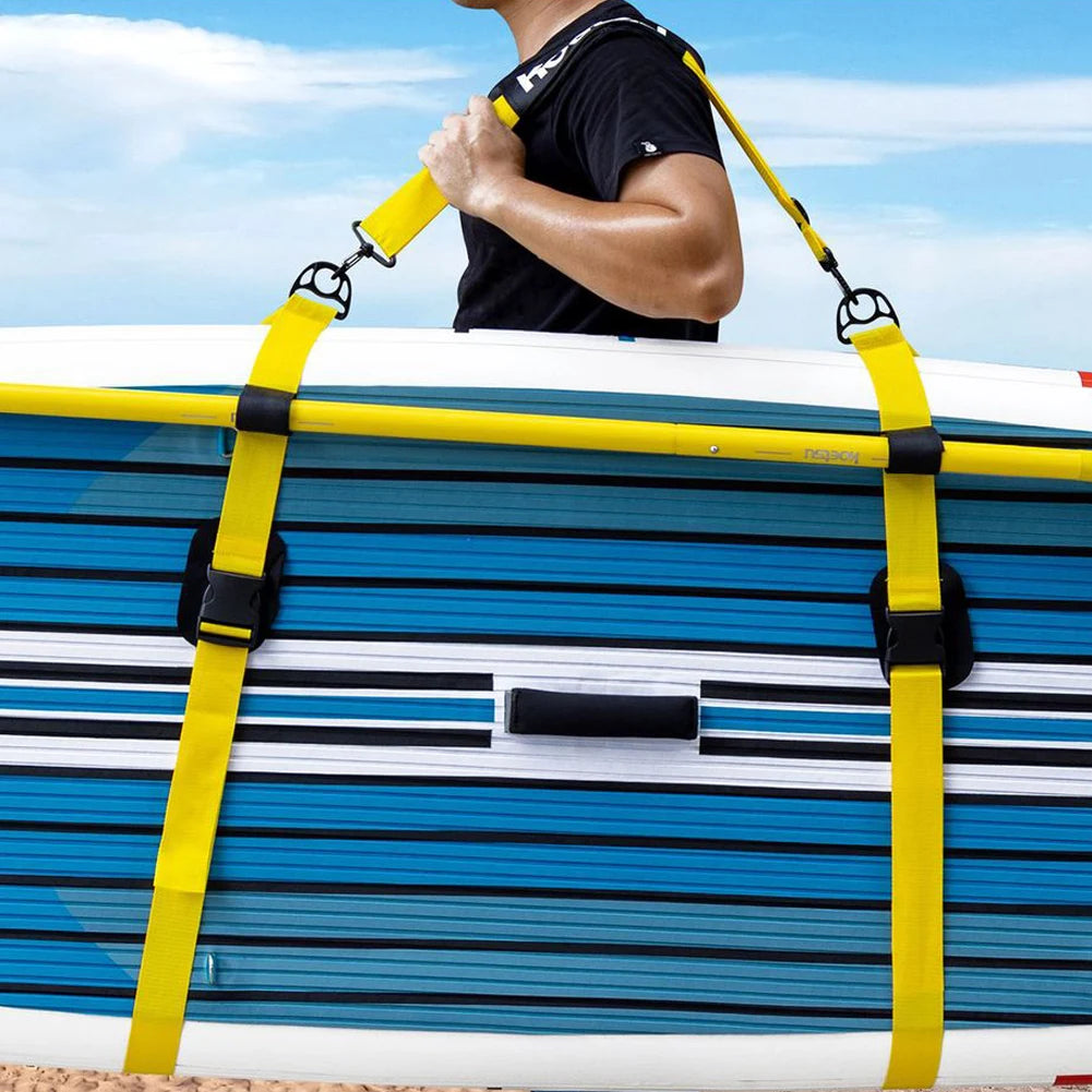 Adjustable Surfboard Stand Up Paddle Board Carry Sling Paddle Board Shoulder Strap ﻿