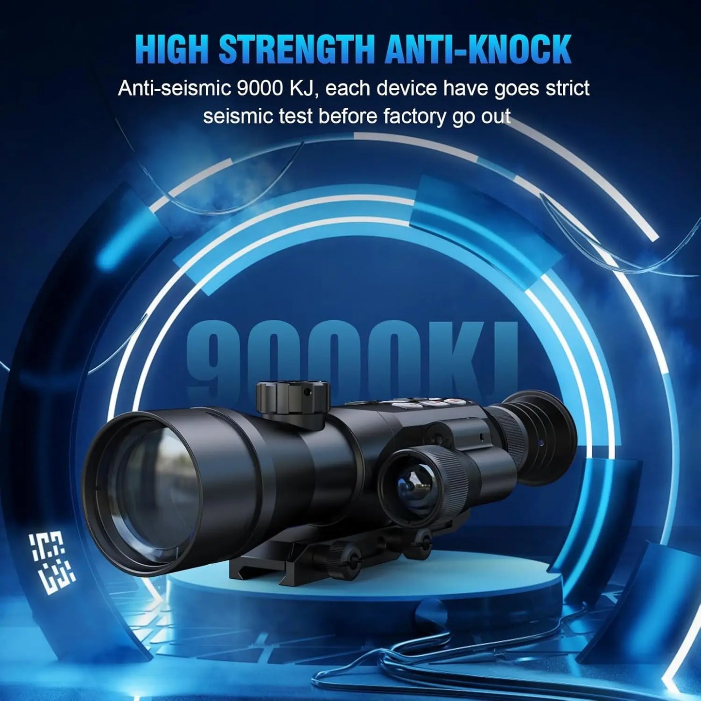300 Yards Infrared Night Vision Scopes for Rifles Digital Zoom, 50MM Lens